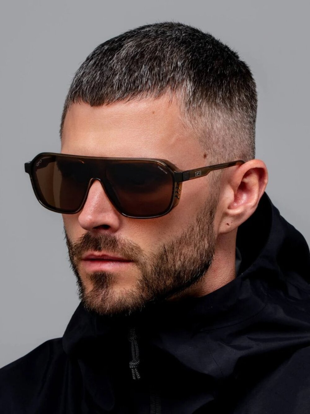 WearMe Pro Ryder Shield Sunglasses Black Wear Me Pro WMP Eyewear